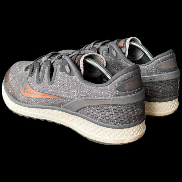 SAUCONY Freedom IS0 Women's 9.5 Running Shoes Grey Denim Copper Sneakers - Picture 3 of 16